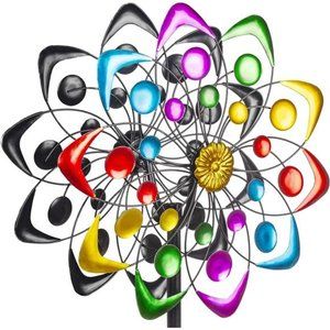 Kinetic Wind Spinner, 59 inch Outdoor Metal Windmills for Garden,Wind Sculpture